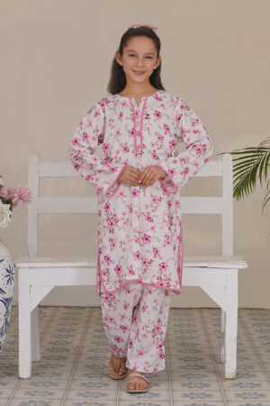 two piece printed suit