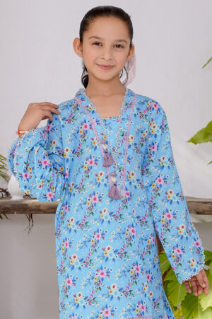 2 pc printed swiss lawn suit for girl (copy)