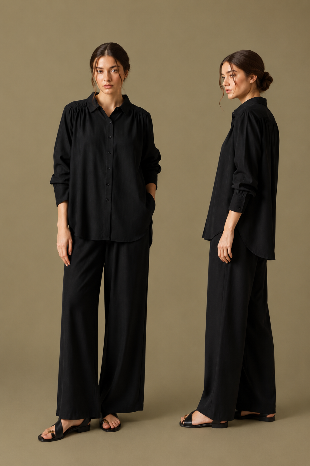 2pc suit trouser & shirt for women 2pc suit trouser & shirt for women